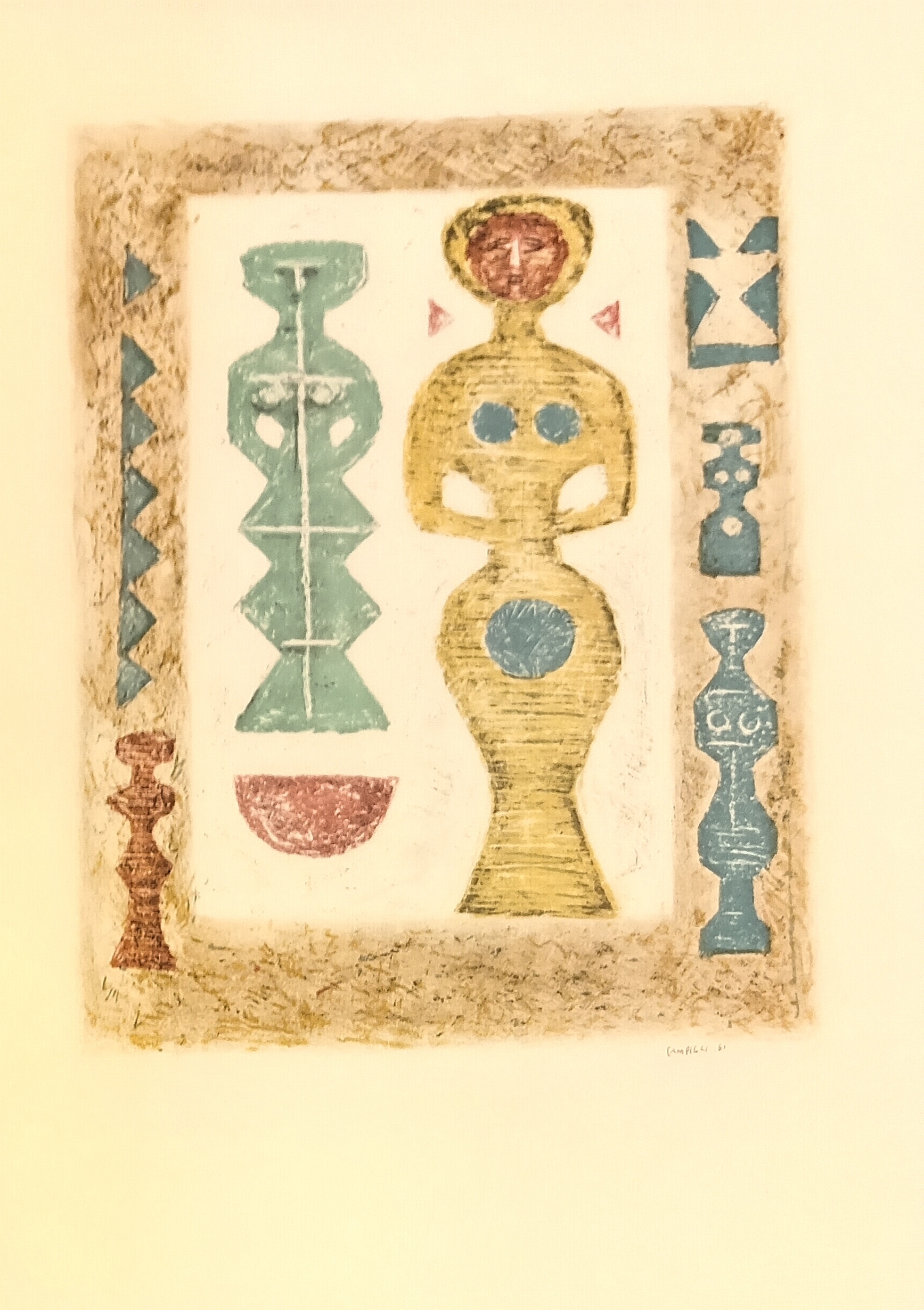 LE LITOGRAFIE DI CAMPIGLI. COMPOSIZIONE. Litografia a colori