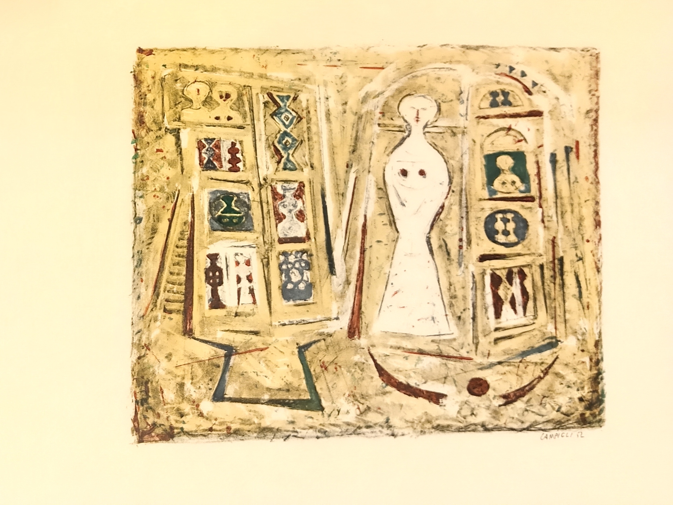 LE LITOGRAFIE DI CAMPIGLI. DUE CASE. Litografia a colori