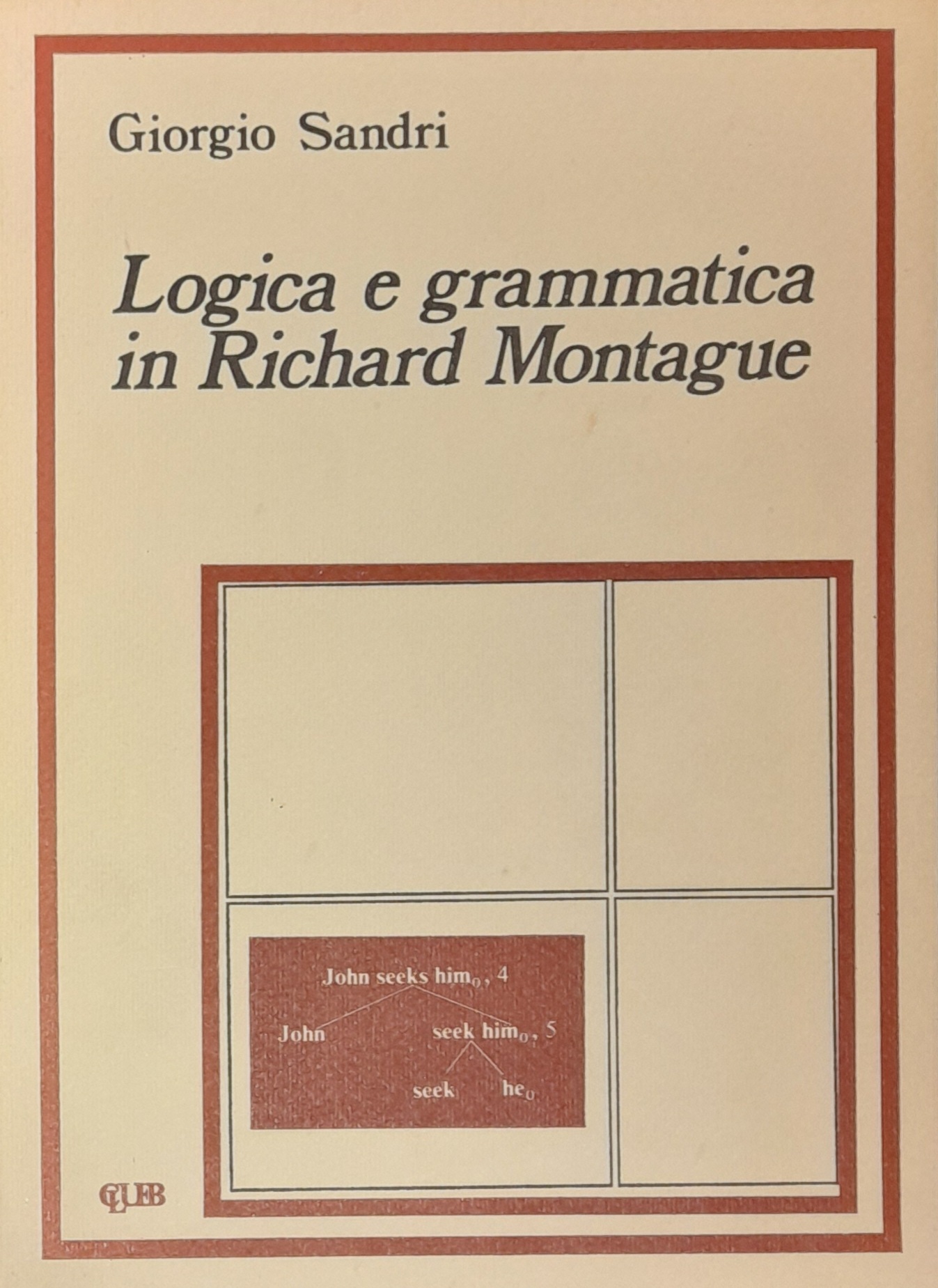 LOGICA E GRAMMATICA IN RICHARD MONTAGUE