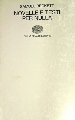 NOVELLE E TESTI PER NULLA