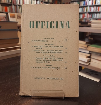 OFFICINA. Fascicolo bimestrale di poesia. Numero 3 - Settembre 1955