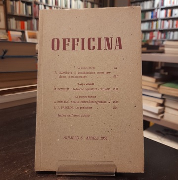 OFFICINA. Fascicolo bimestrale di poesia. Numero 6 - Aprile 1956