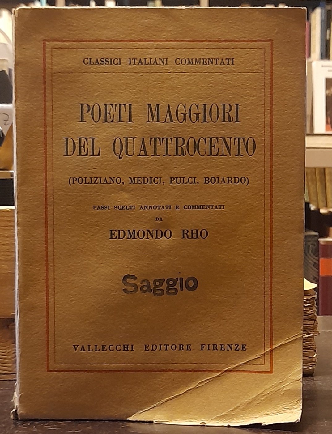 POETI MAGGIORI DEL QUATTROCENTO. Poliziano, Medici, Pulci, Boiardo