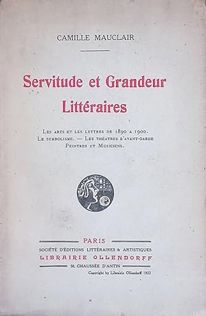 SERVITUDE ET GRANDEUR LITTERAIRES