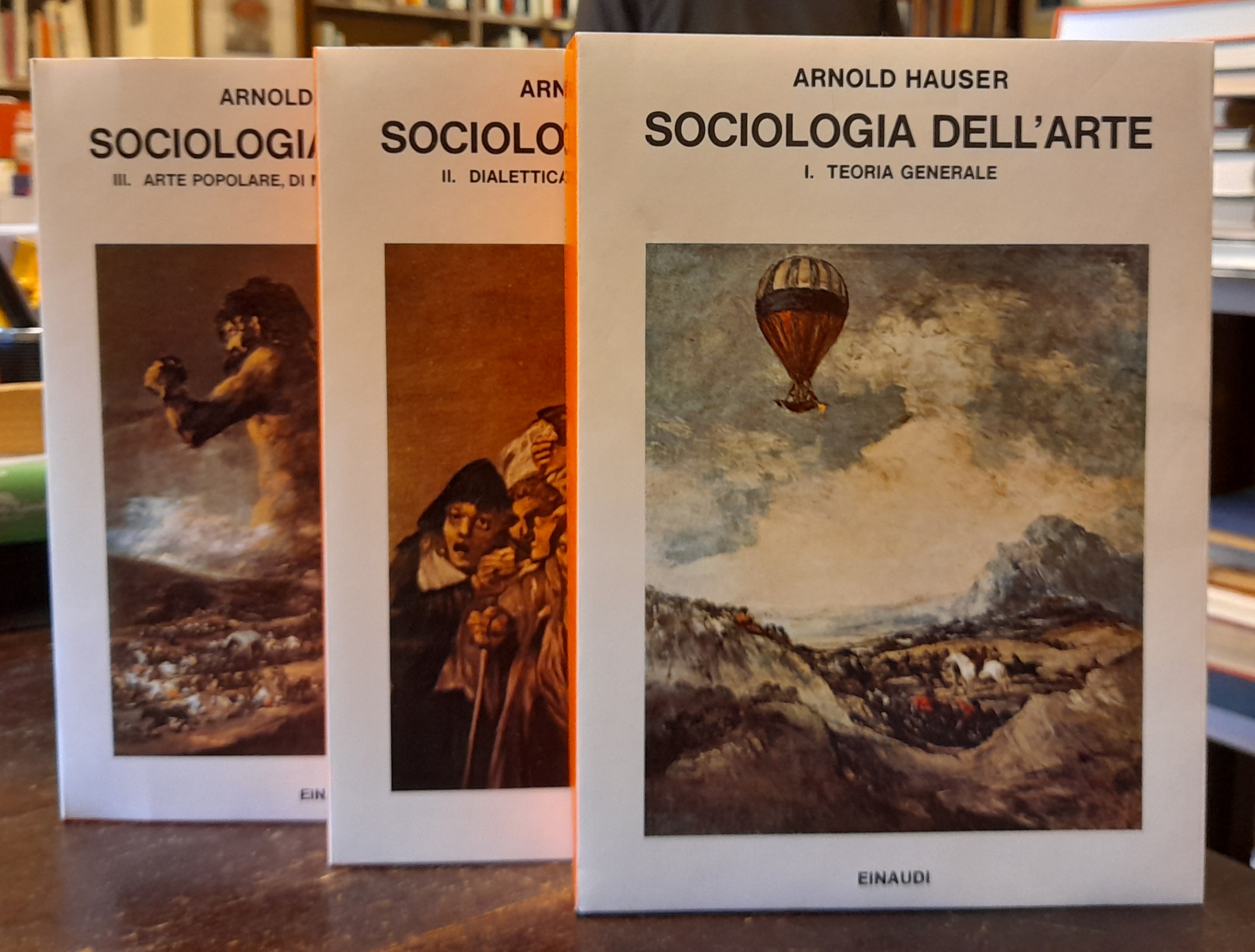 SOCIOLOGIA DELL'ARTE (3 Volumi) I. Teoria Generale. II. Dialettica del …