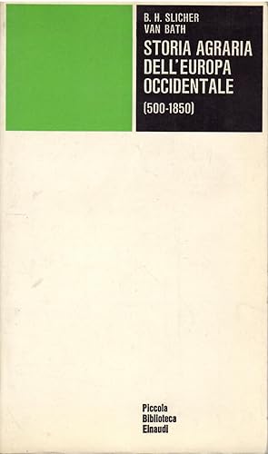 STORIA AGRARIA DELL'EUROPA OCCIDENTALE (500-1850)