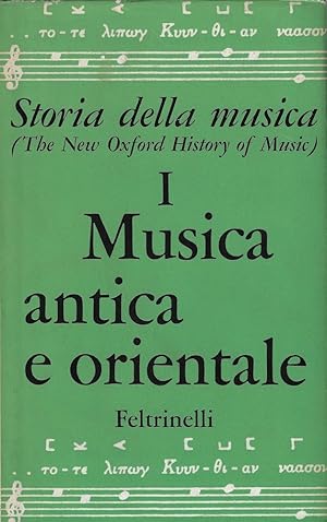 STORIA DELLA MUSICA (THE NEW OXFORD HISTORY OF MUSIC). VOLUME …