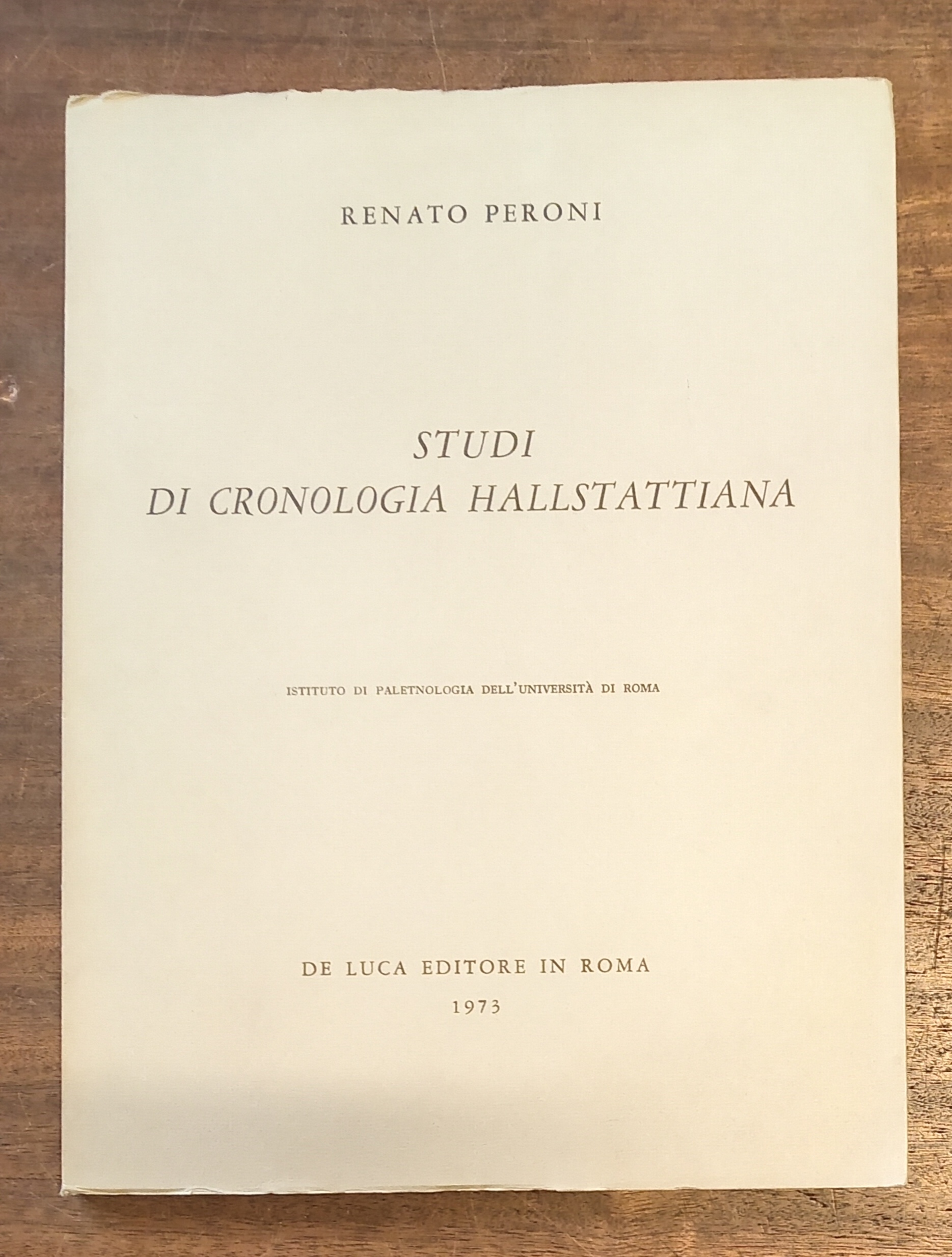 STUDI DI CRONOLOGIA HALLSTATTIANA