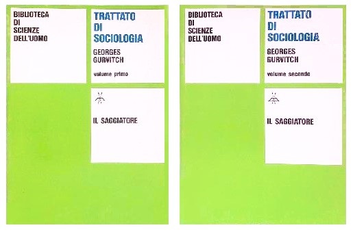 TRATTATO DI SOCIOLOGIA (2 Volumi)