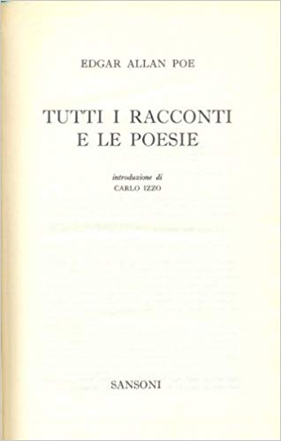 TUTTI I RACCONTI E LE POESIE