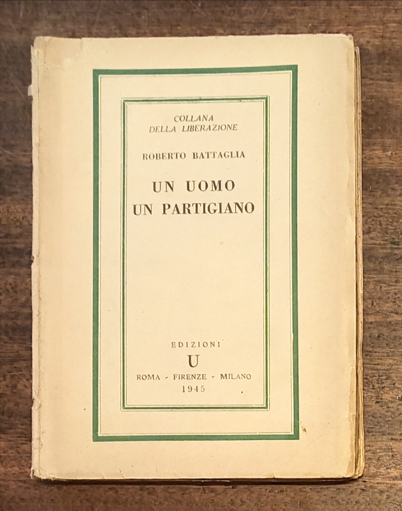 UN UOMO UN PARTIGIANO