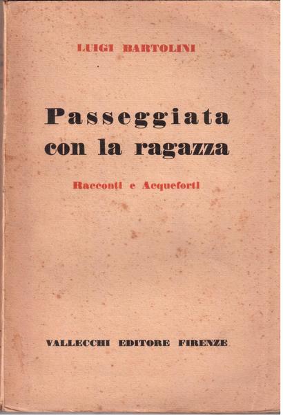 Passeggiata con la ragazza Racconti e Acqueforti