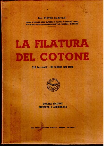 La filatura del cotone