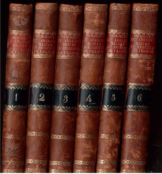 Mémoires historiques, et anecdotes sur les reines et régentes de …