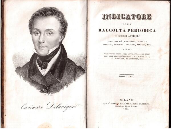 Indicatore ossia raccolta periodica di scelti articoli tolti dai più …