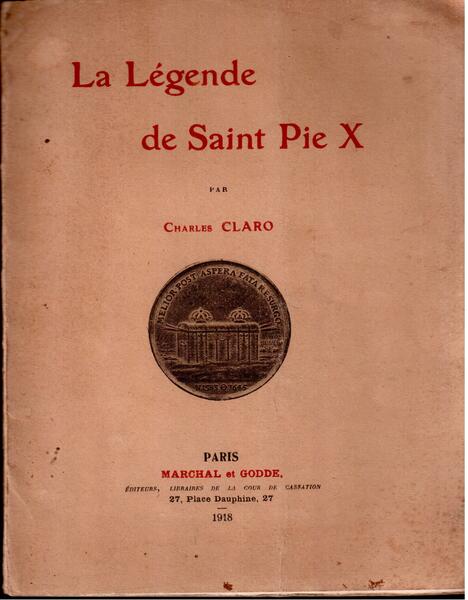 La Légende de Saint Pie X