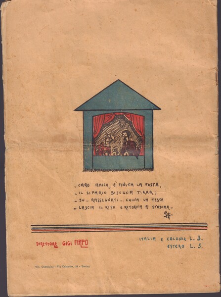 Vecchio D' Azeglio- Numero Unico 1932