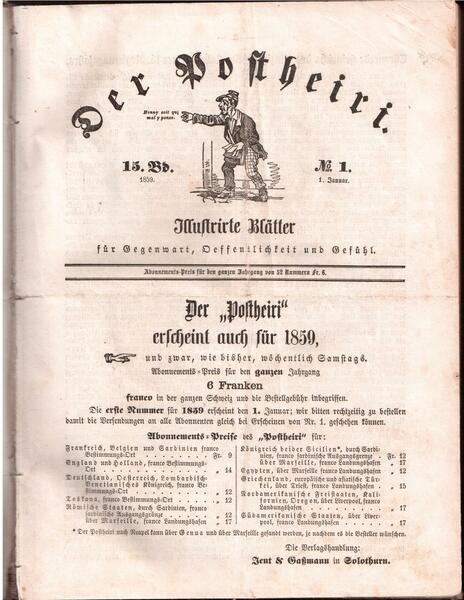 Der Postheiri Illustrirte Blatter