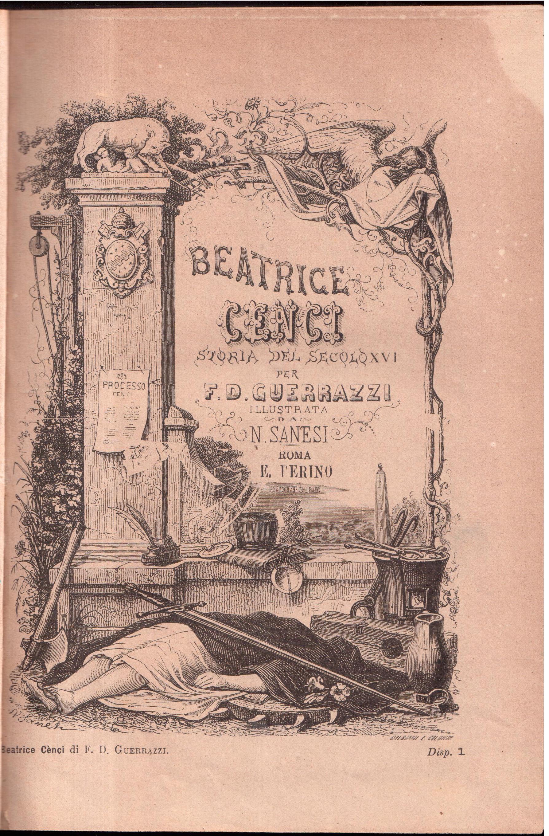 Beatrice Cenci- Storia del secolo XVI