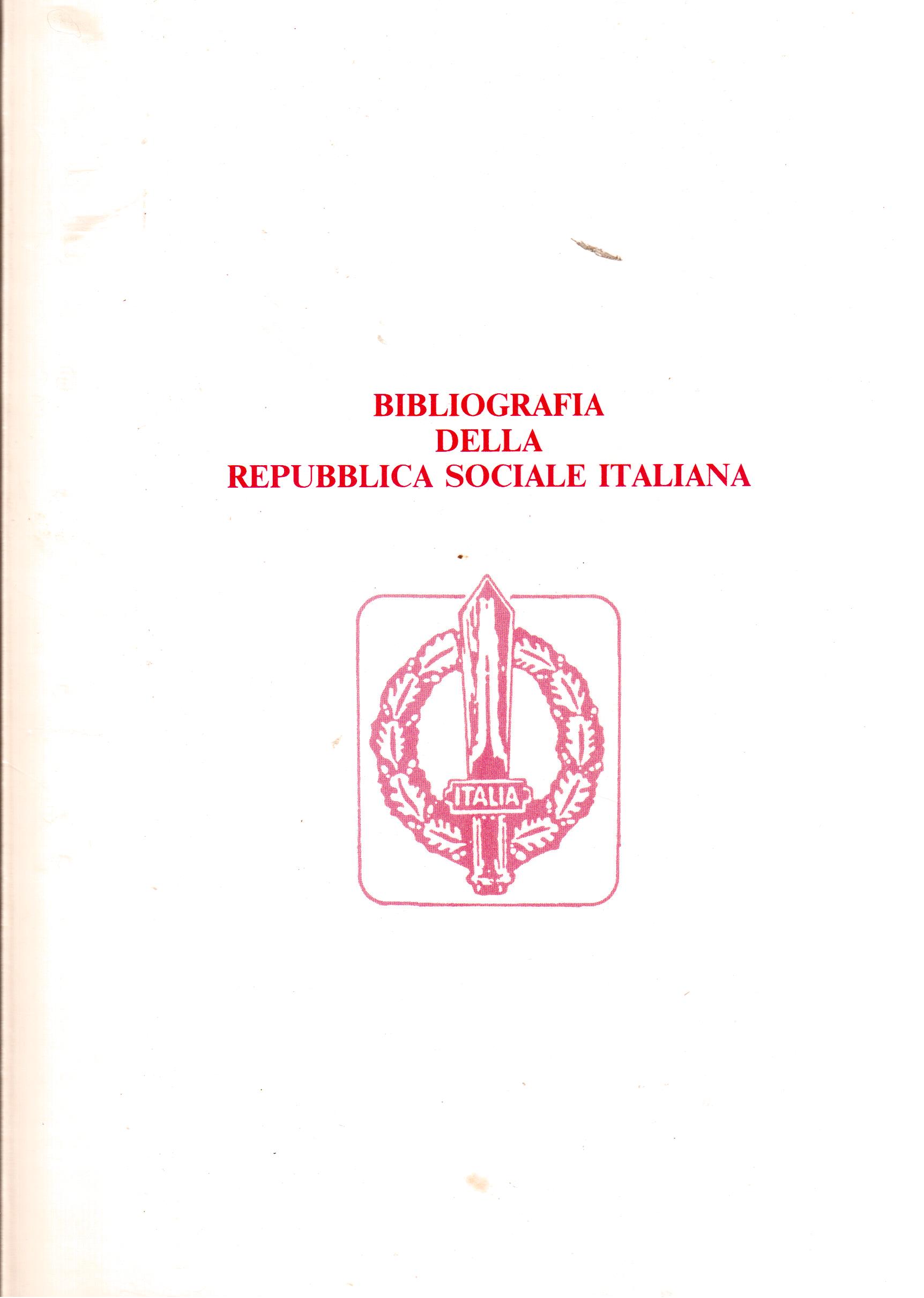 Bibliografia della Repubblica Sociale Italiana