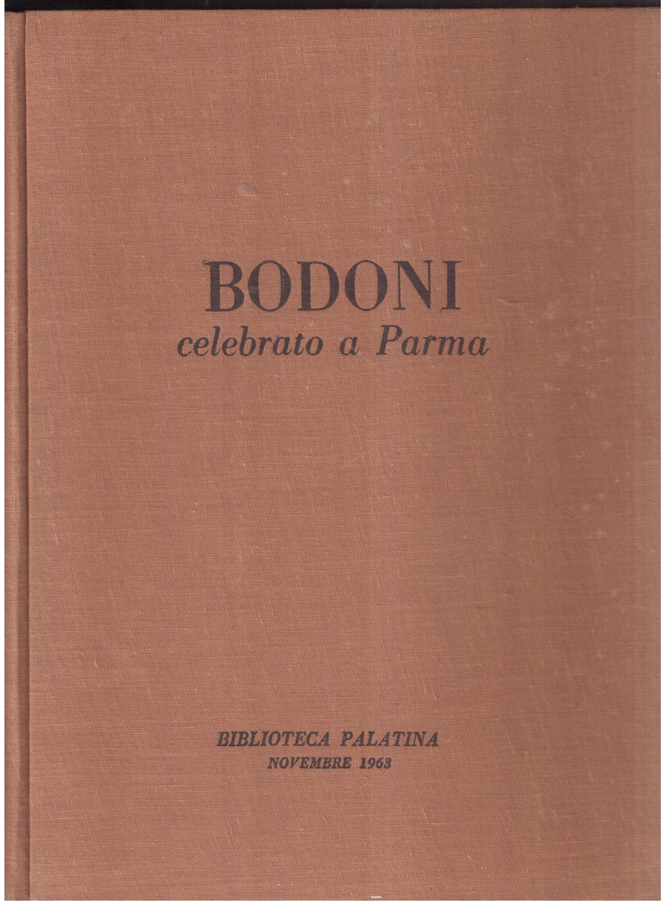 Bodoni celebrato a Parma- Biblioteca Palatina
