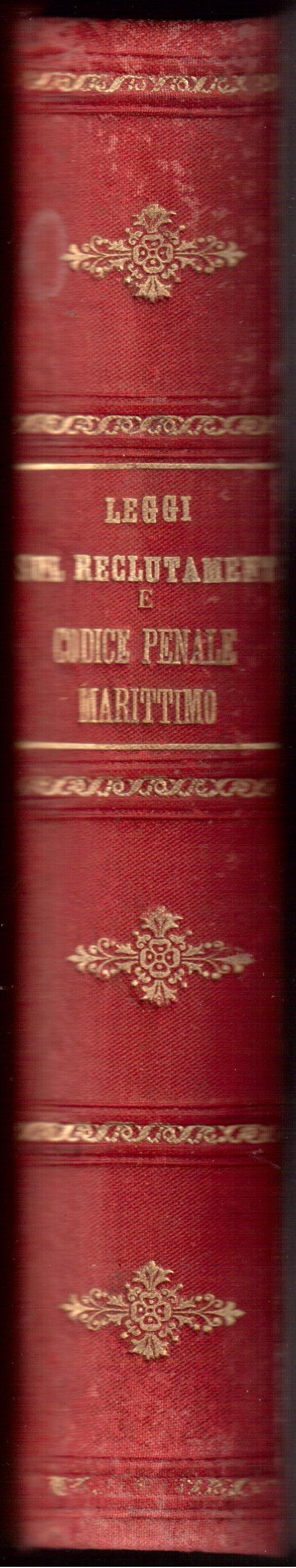 Commentario delle leggi sul reclutamento dell'esercito-Codice penale militare marittimo