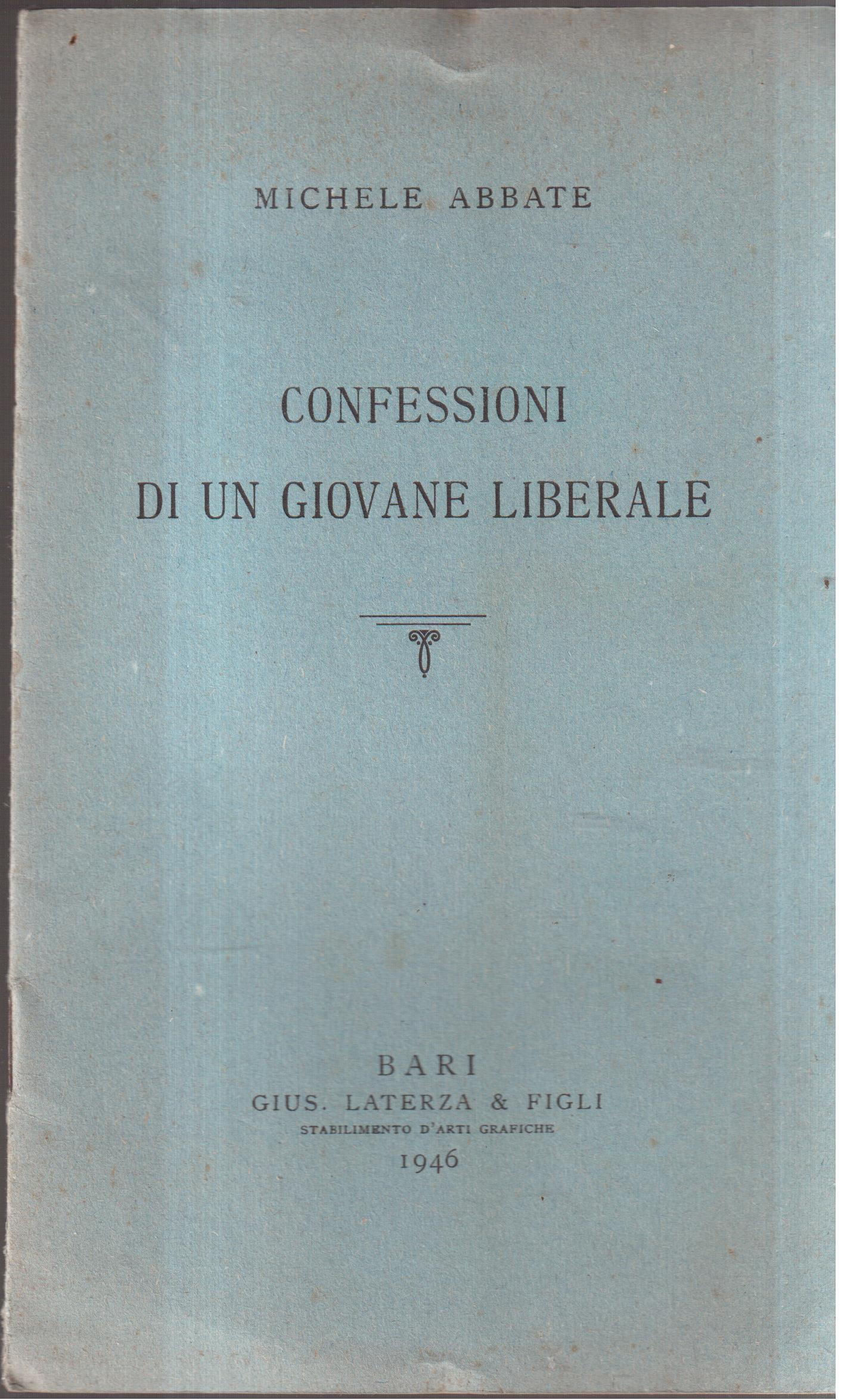 Confessioni di un giovane liberale