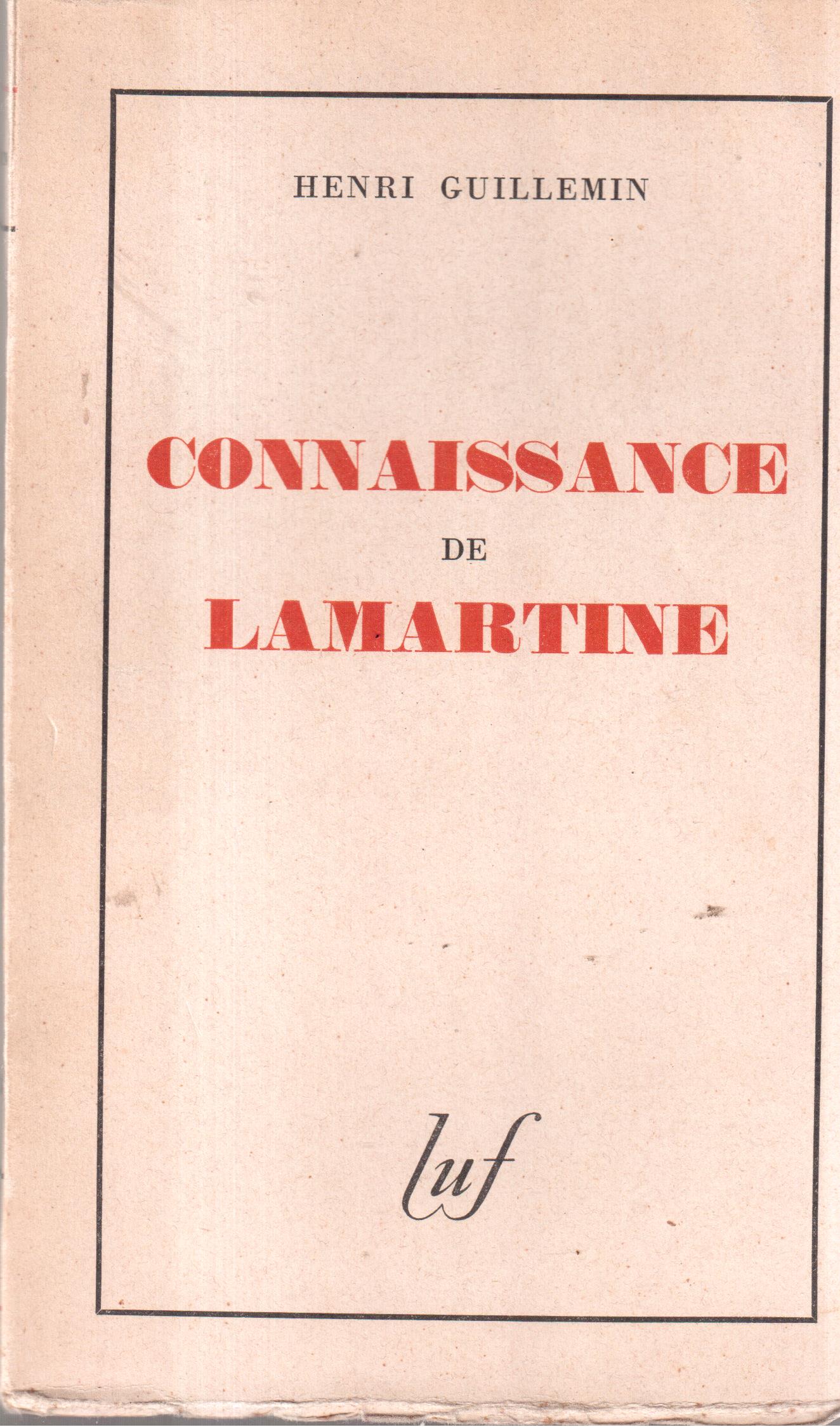 Connaissance de Lamartine