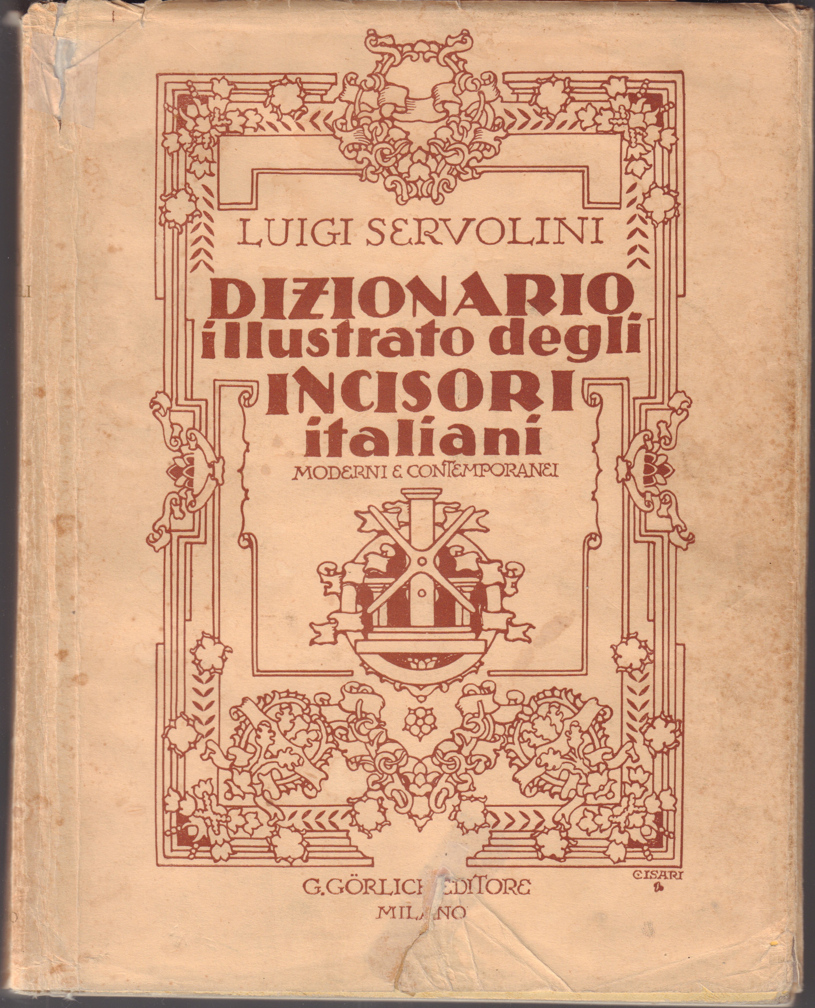 Dizionario illustrato degli incisori italiano moderni e contemporanei