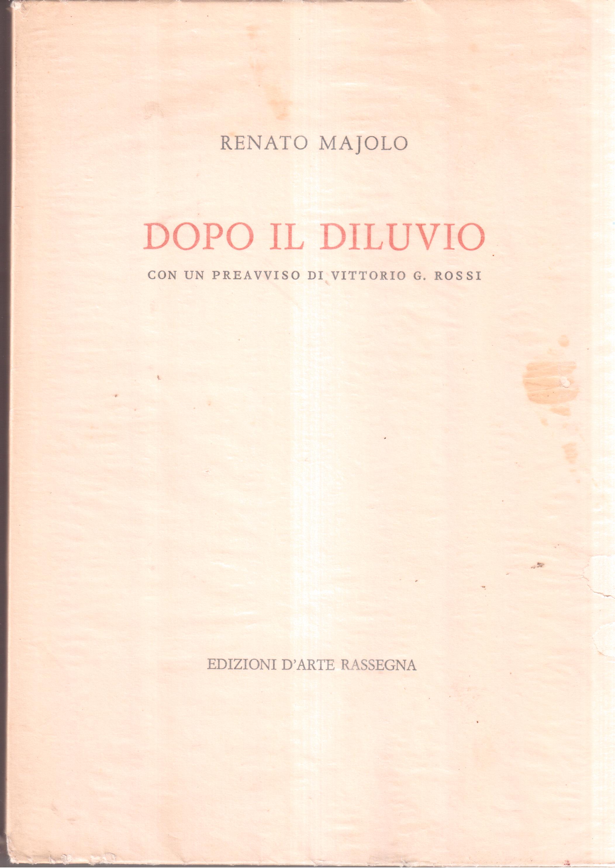 Dopo il diluvio- con un preavviso di Vittorio G. Rossi