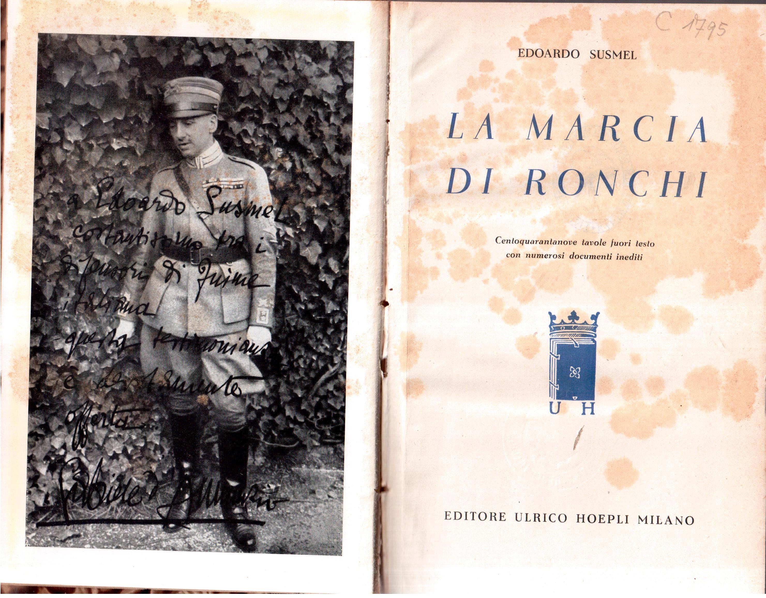 Edoardo Susmel- La marcia di Ronchi