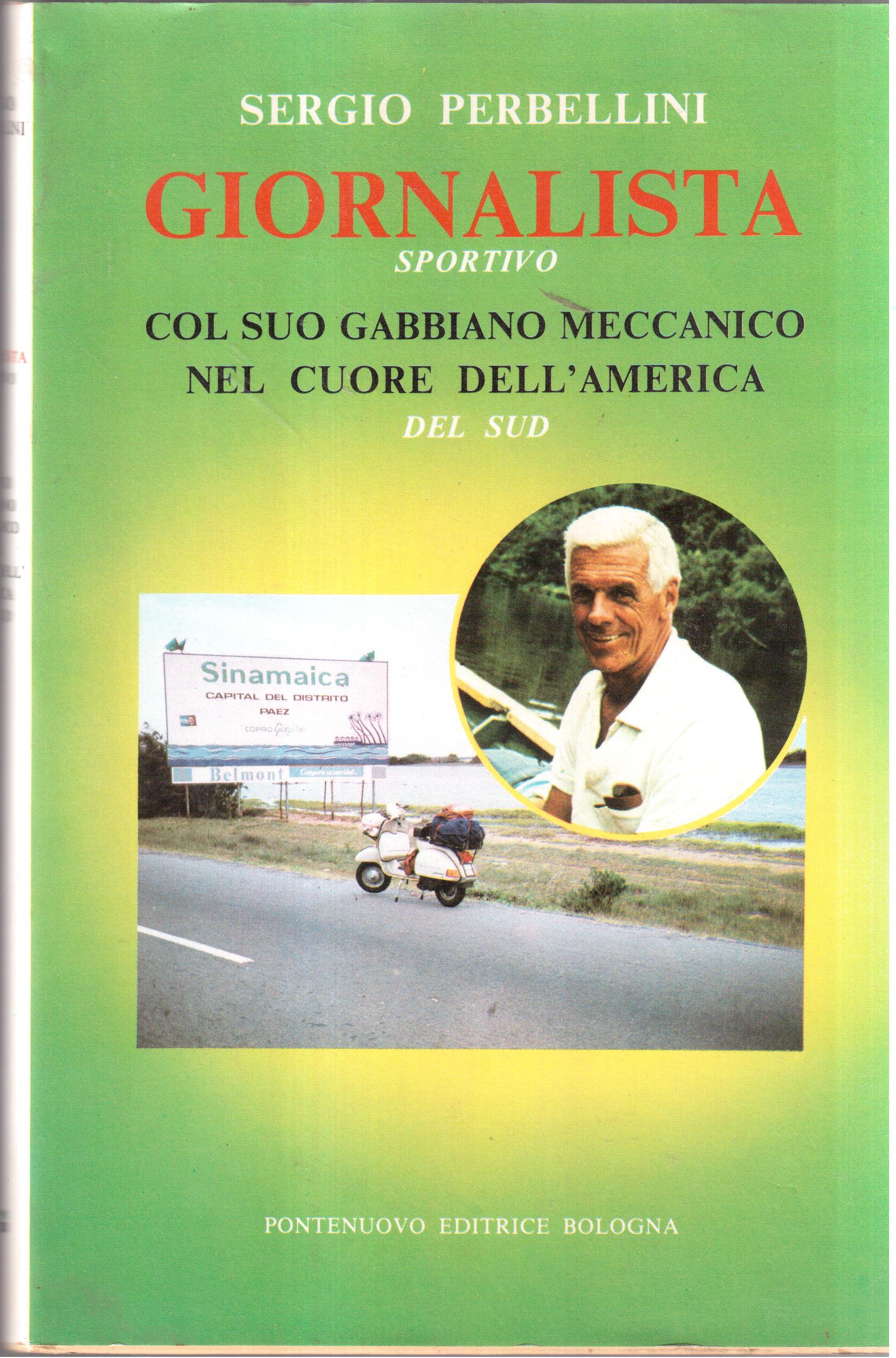 Giornalista sportivo col suo gabbiano nel cuore dell'America del Sud