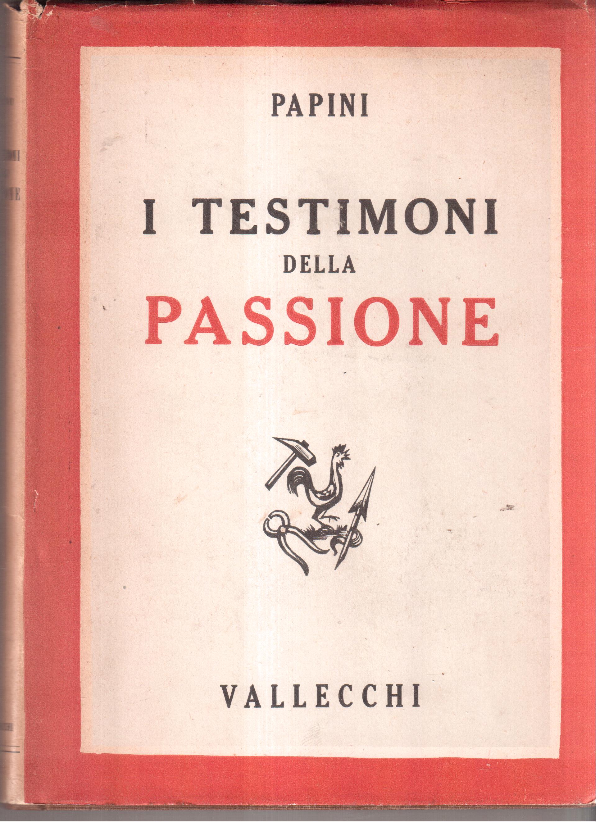 I testimoni della passione Sette leggende evangeliche