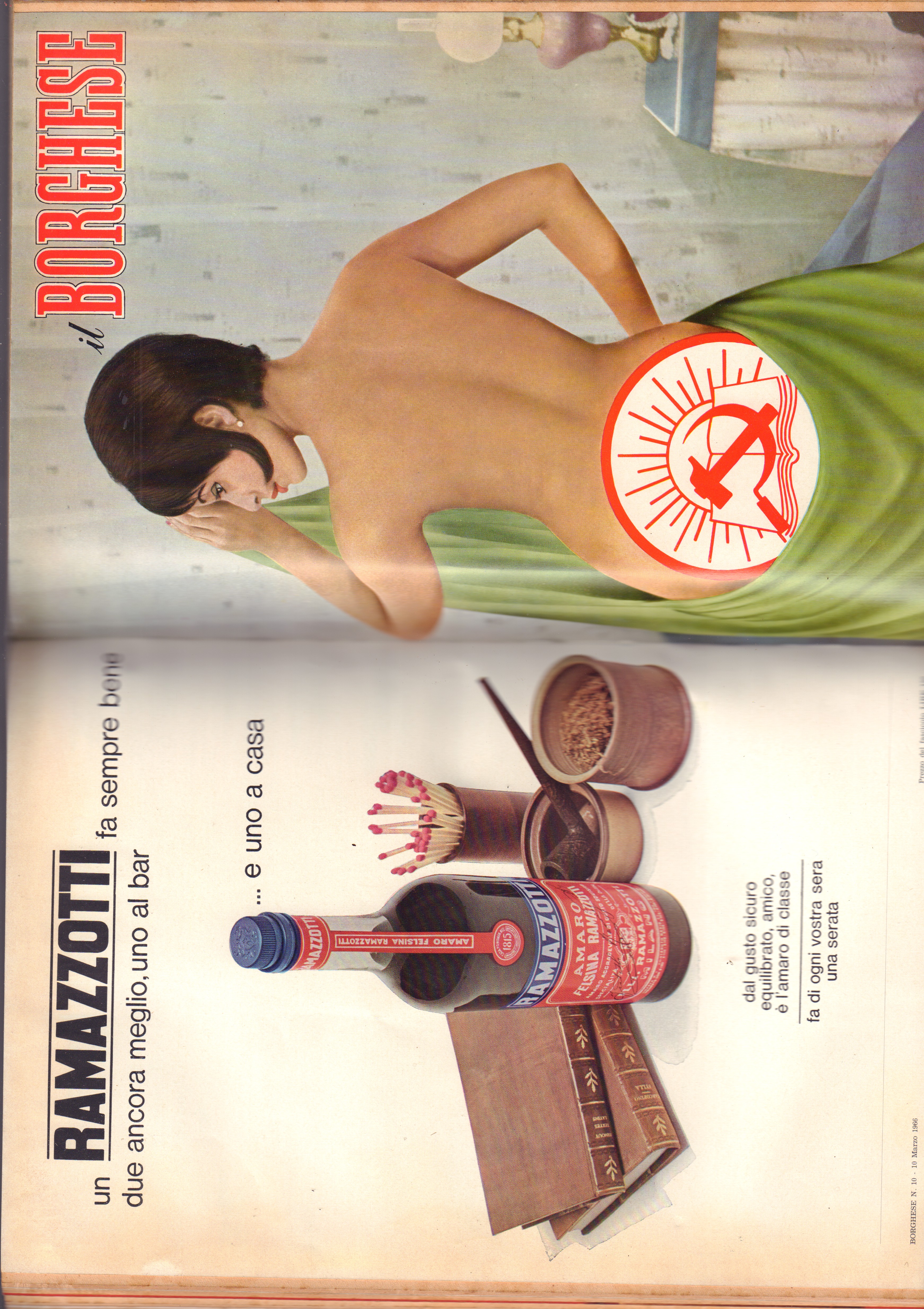 Il Borghese-Settimanale- Annata completa 1966- Rilegati in 2 volumi