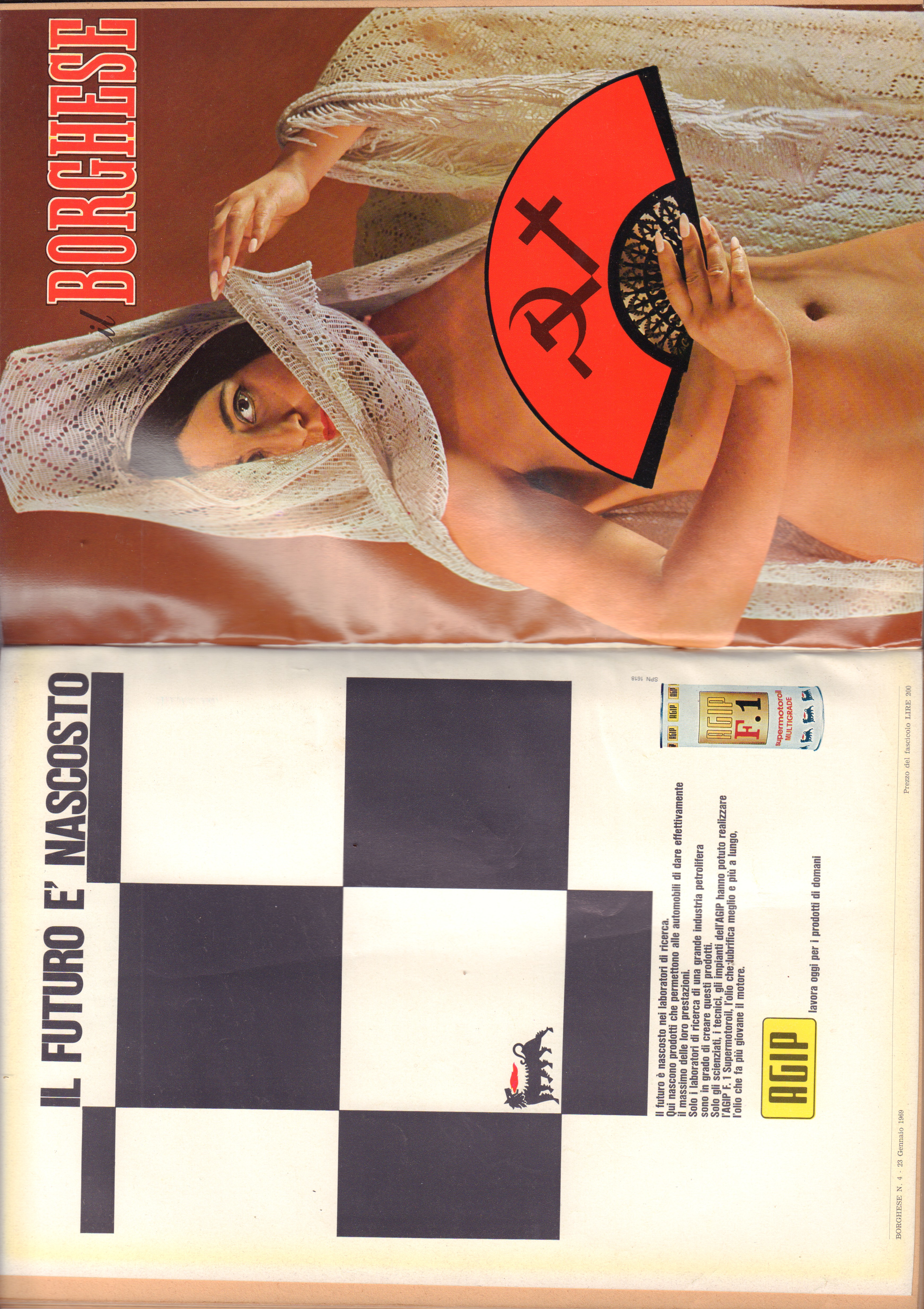 Il Borghese-Settimanale- Annata completa 1969- Rilegati in 2 volumi