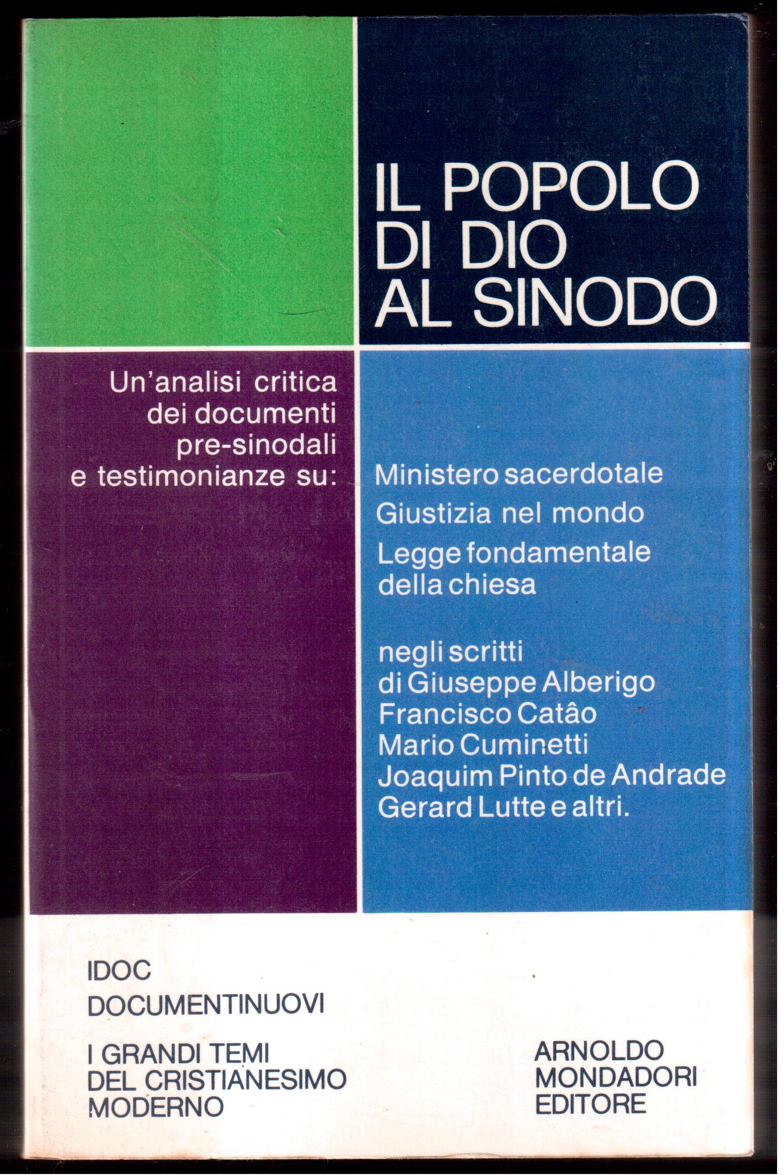 Il popolo di Dio al Sinodo Un'analisi critica dei documenti …