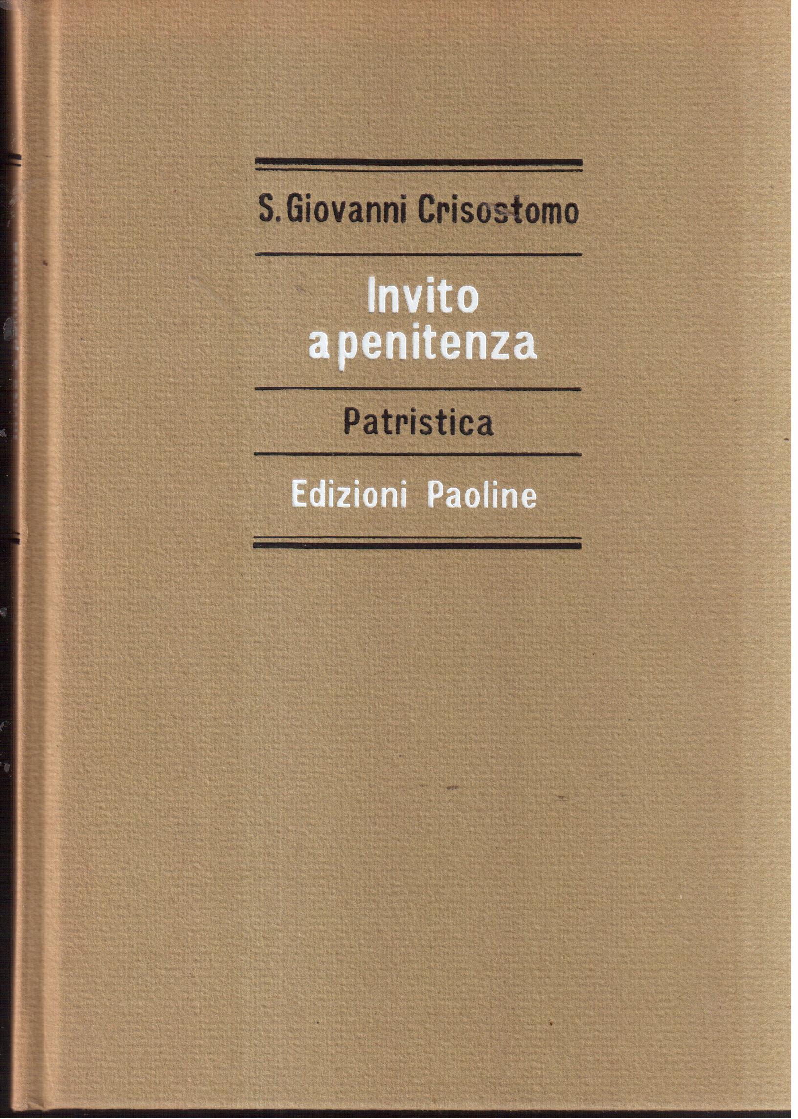 Invito a penitenza Introduzione, traduzione e note di Bonifacio Borghini