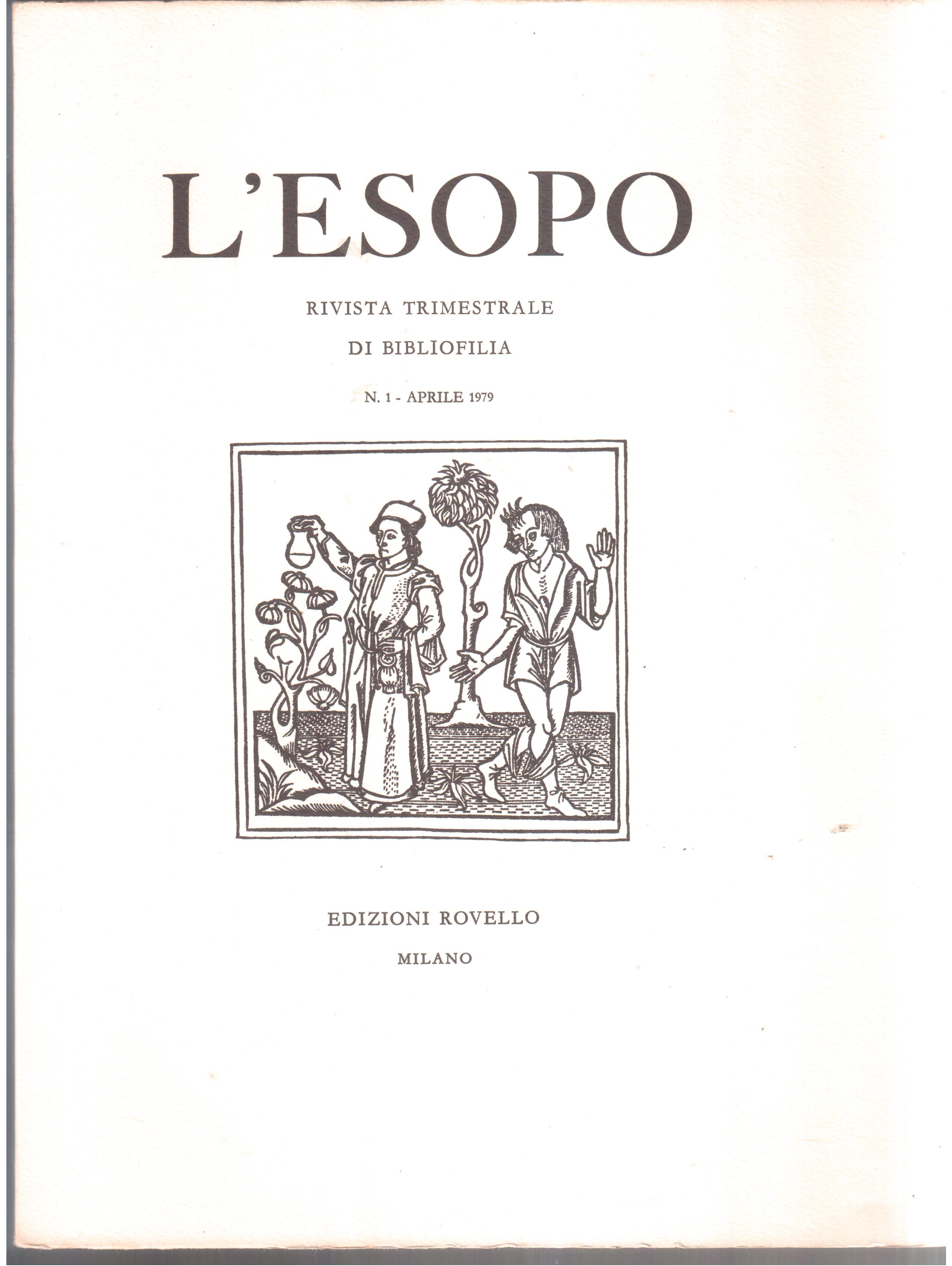 L' Esopo- Rivista trimestrale di bibliofilia- Annata completa 1979