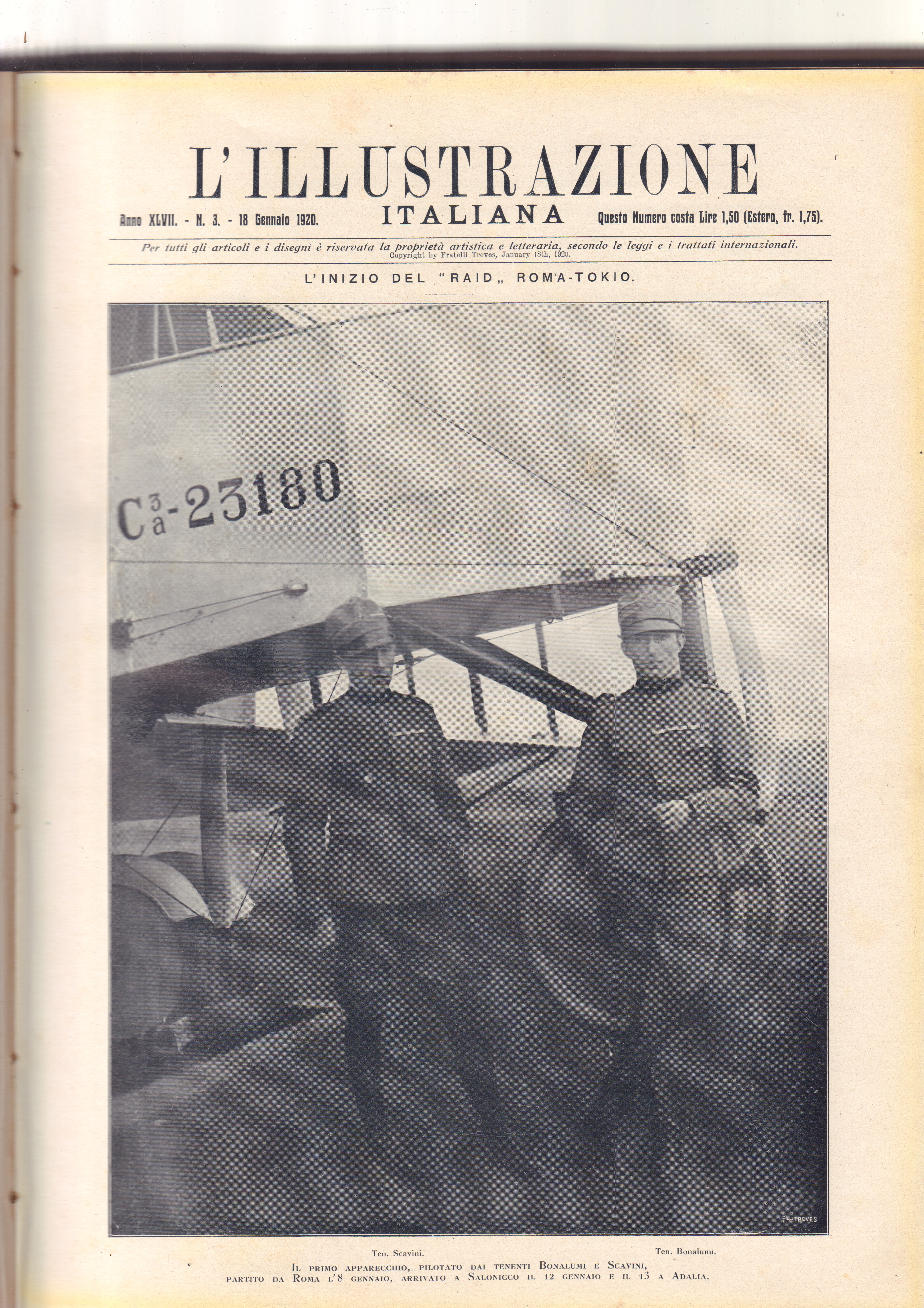 L'Illustrazione italiana- Annata completa 1920- 2 volumi rilegati