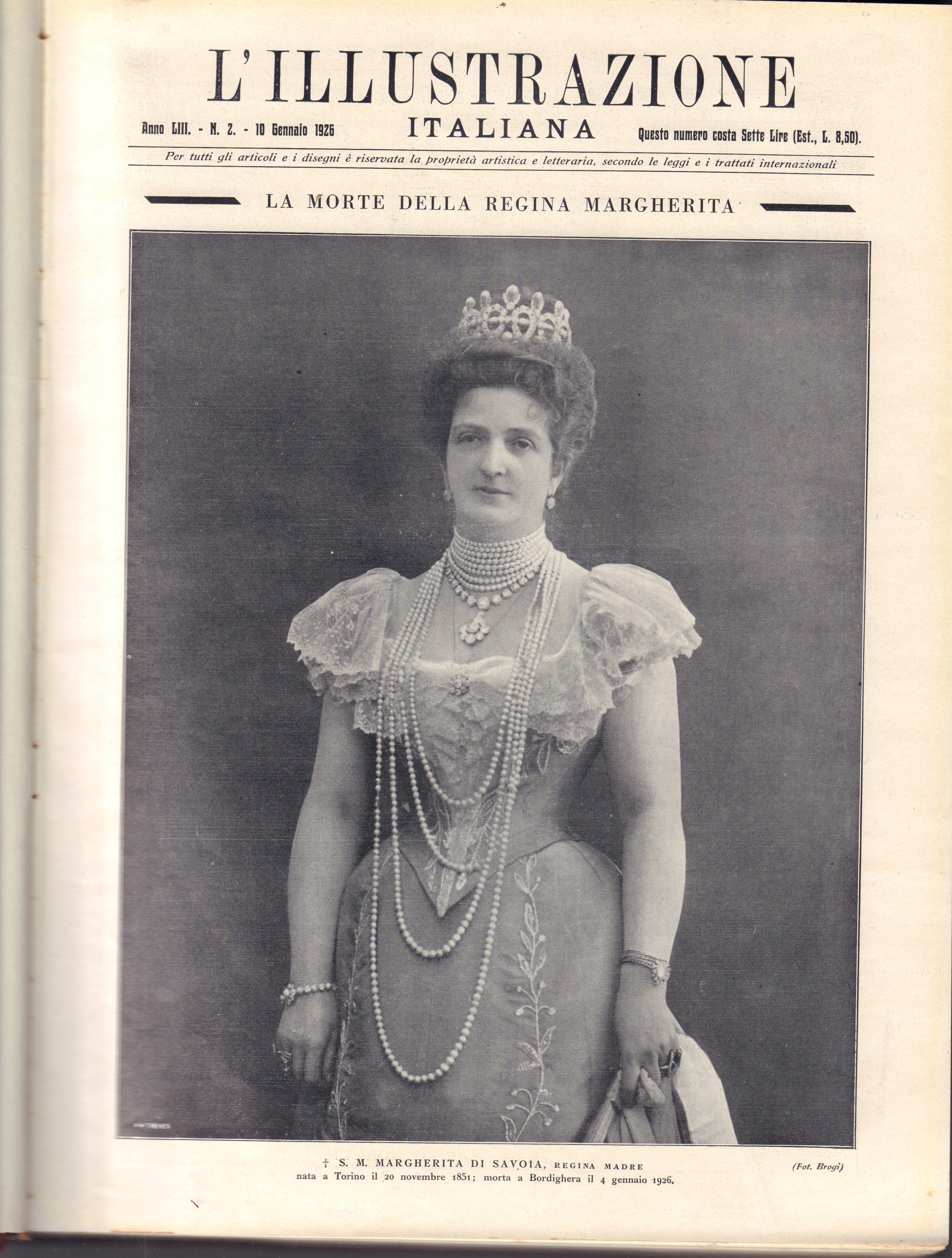 L' Illustrazione Italiana- Annata completa 1926 rilegata in due volumi