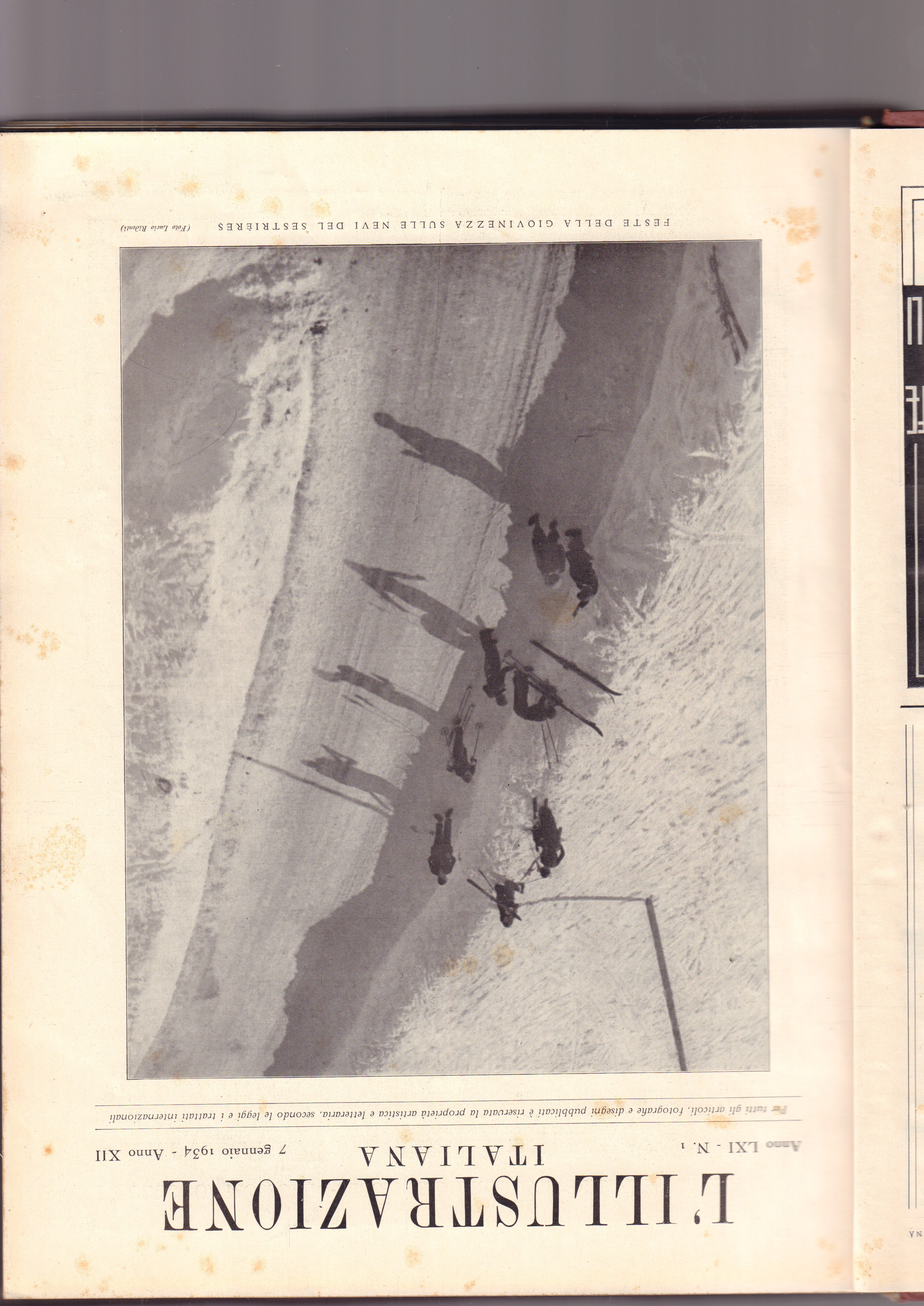 l'Illustrazione italiana- annata completa 1934-rilegata in 2 volumi