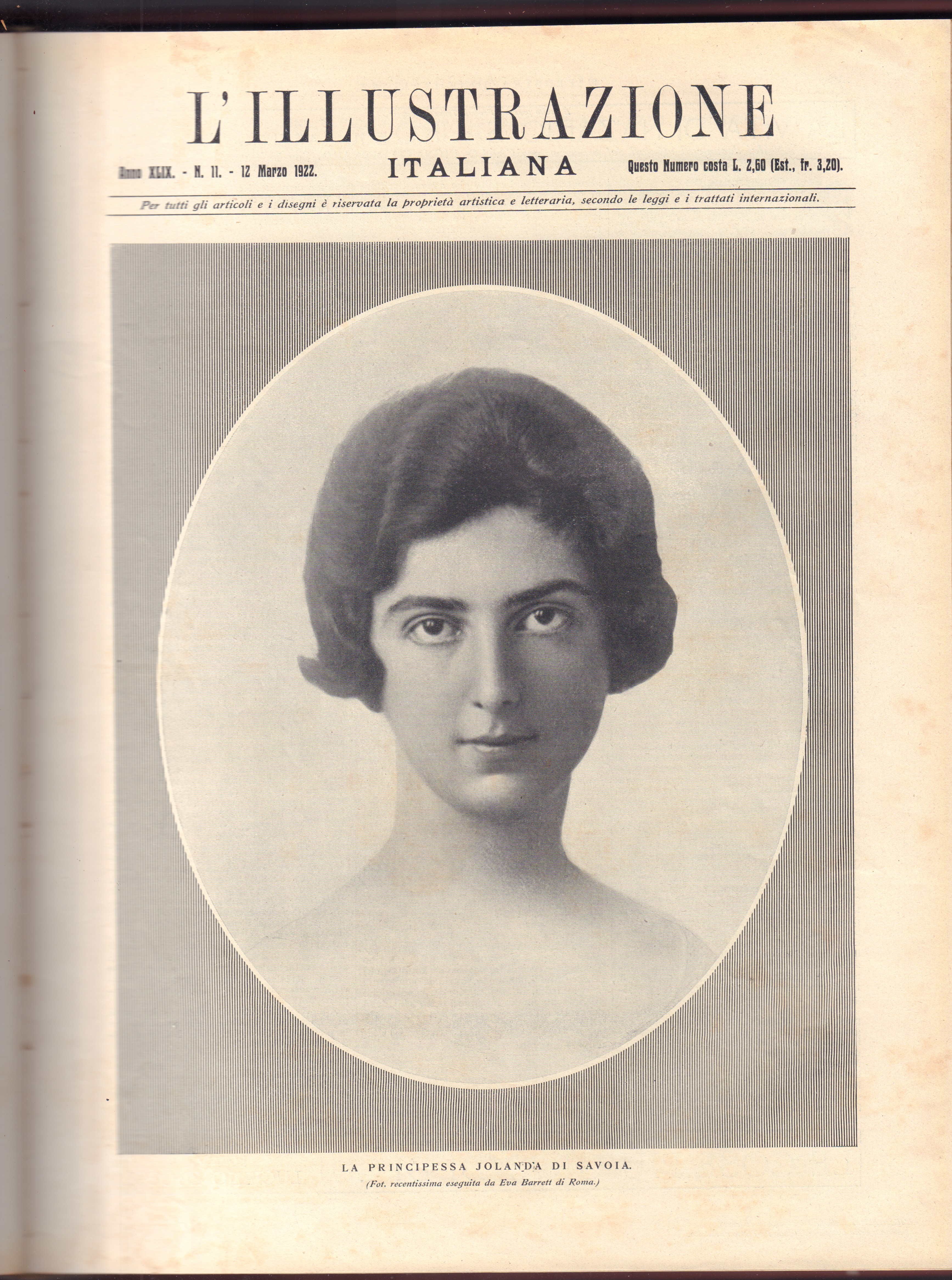 l'illustrazione italiana- Anno 1922- 2 volumi rilegati