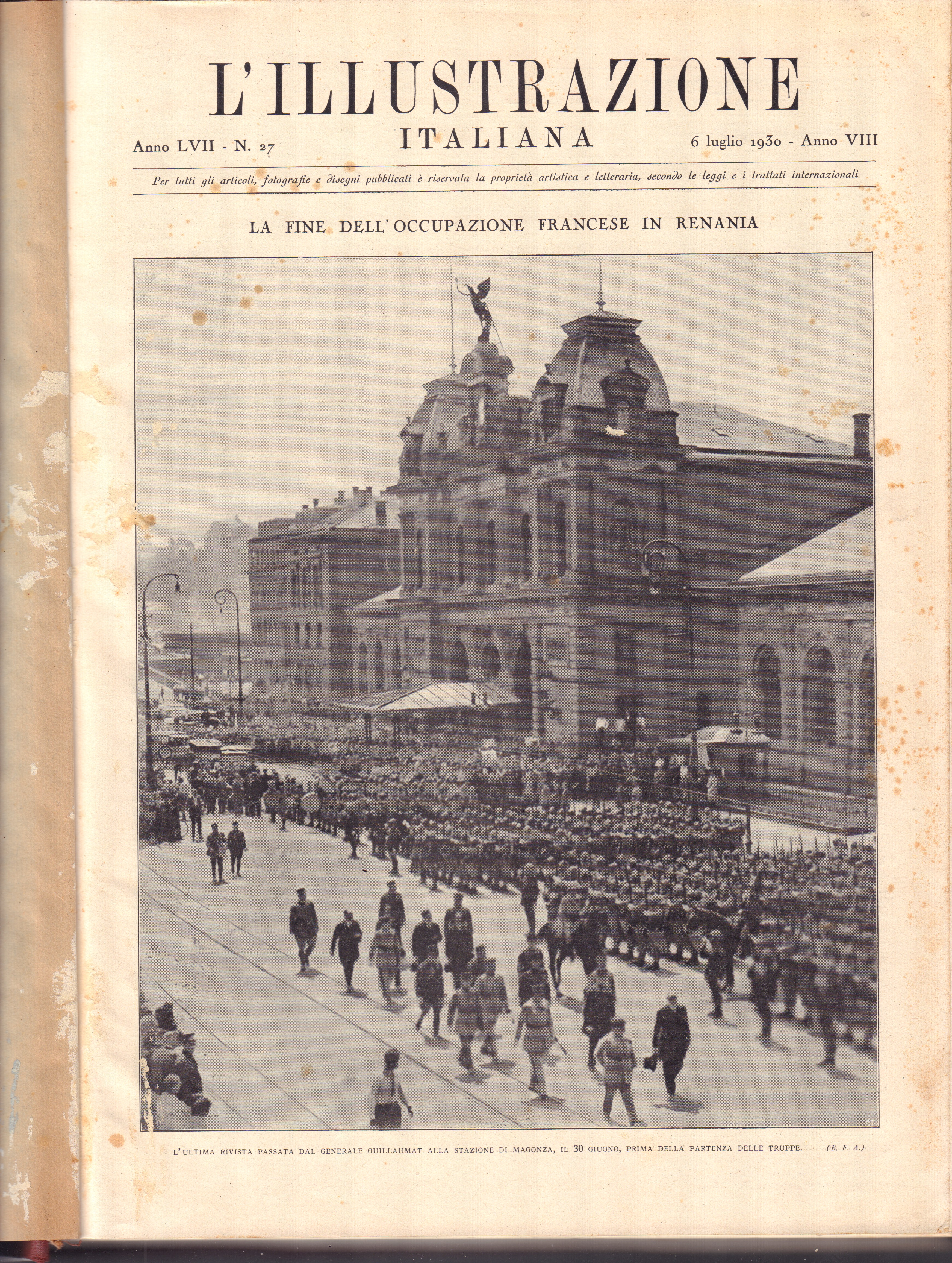 L'Illustrazione italiana-Secondo semestre 1930-Fascicoli rilegati