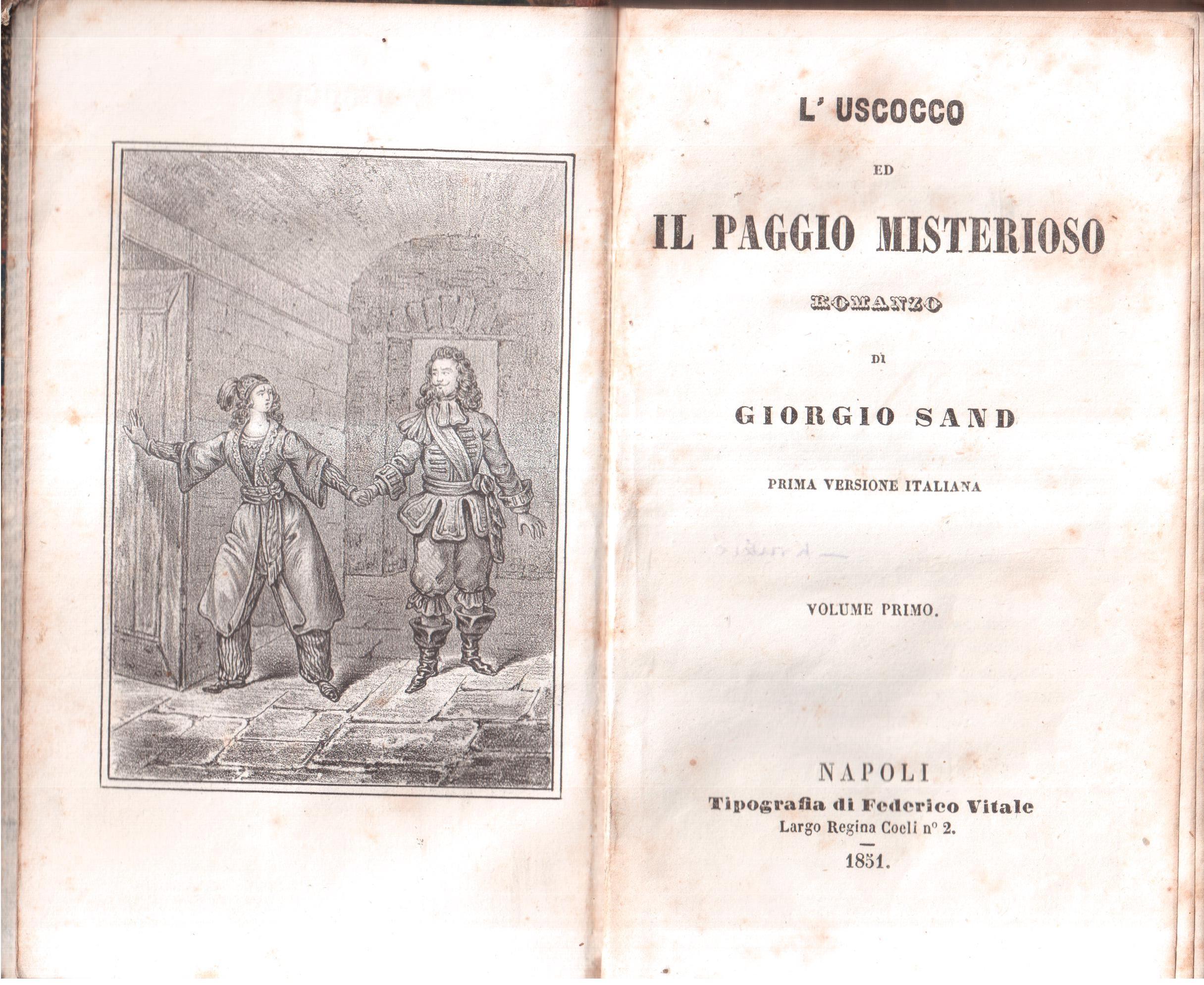 L' uscocco ed il paggio misterioso