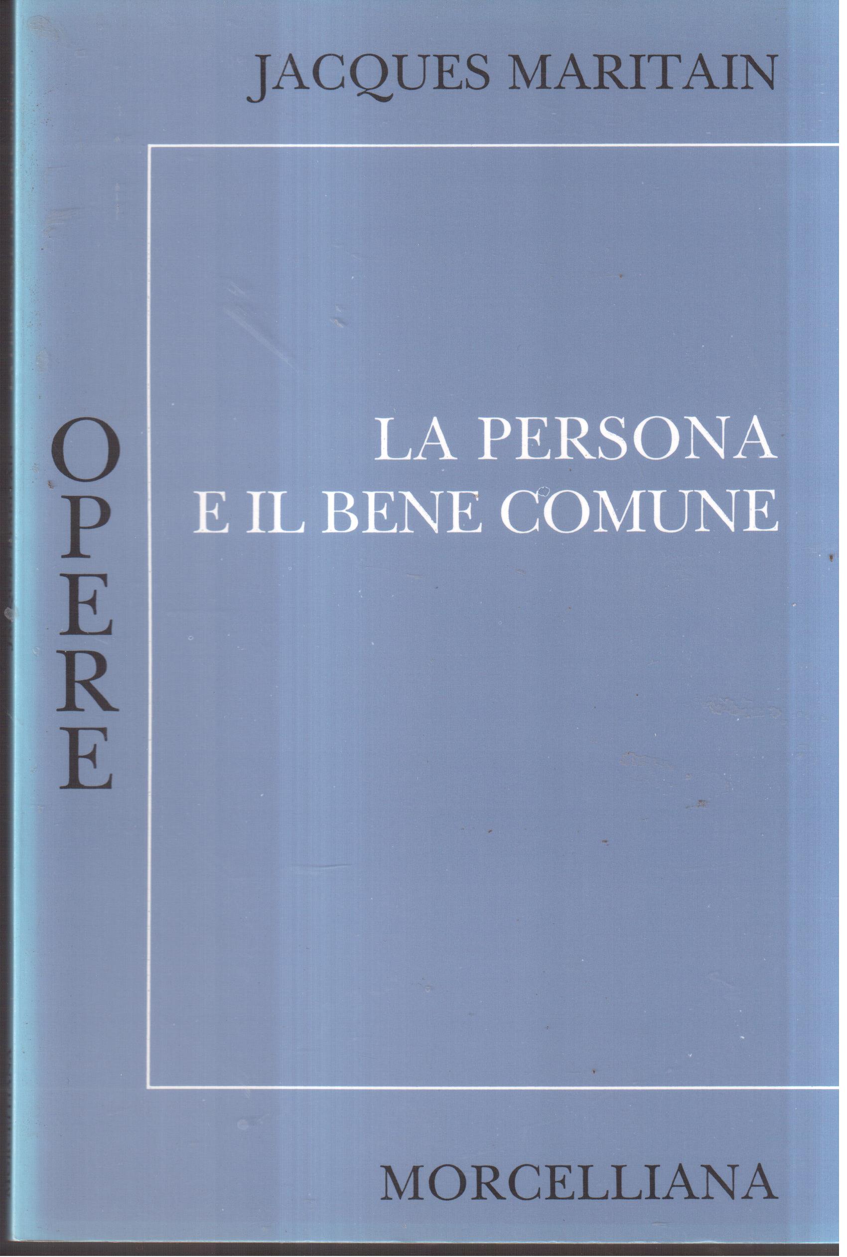 La persona e il bene comune