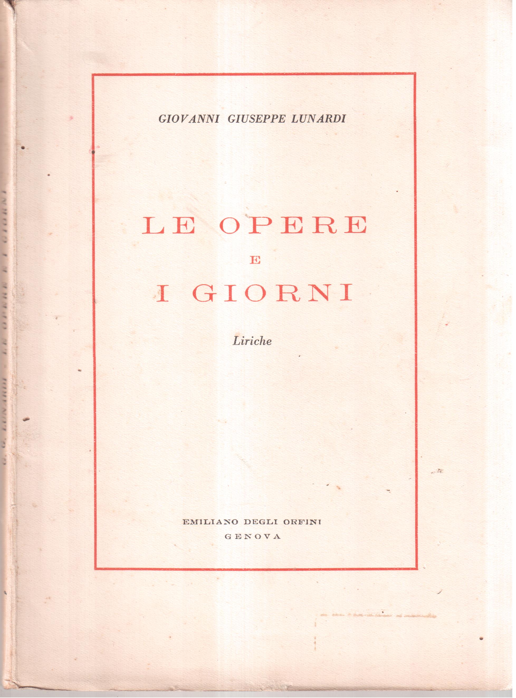 Le opere e i giorni Liriche