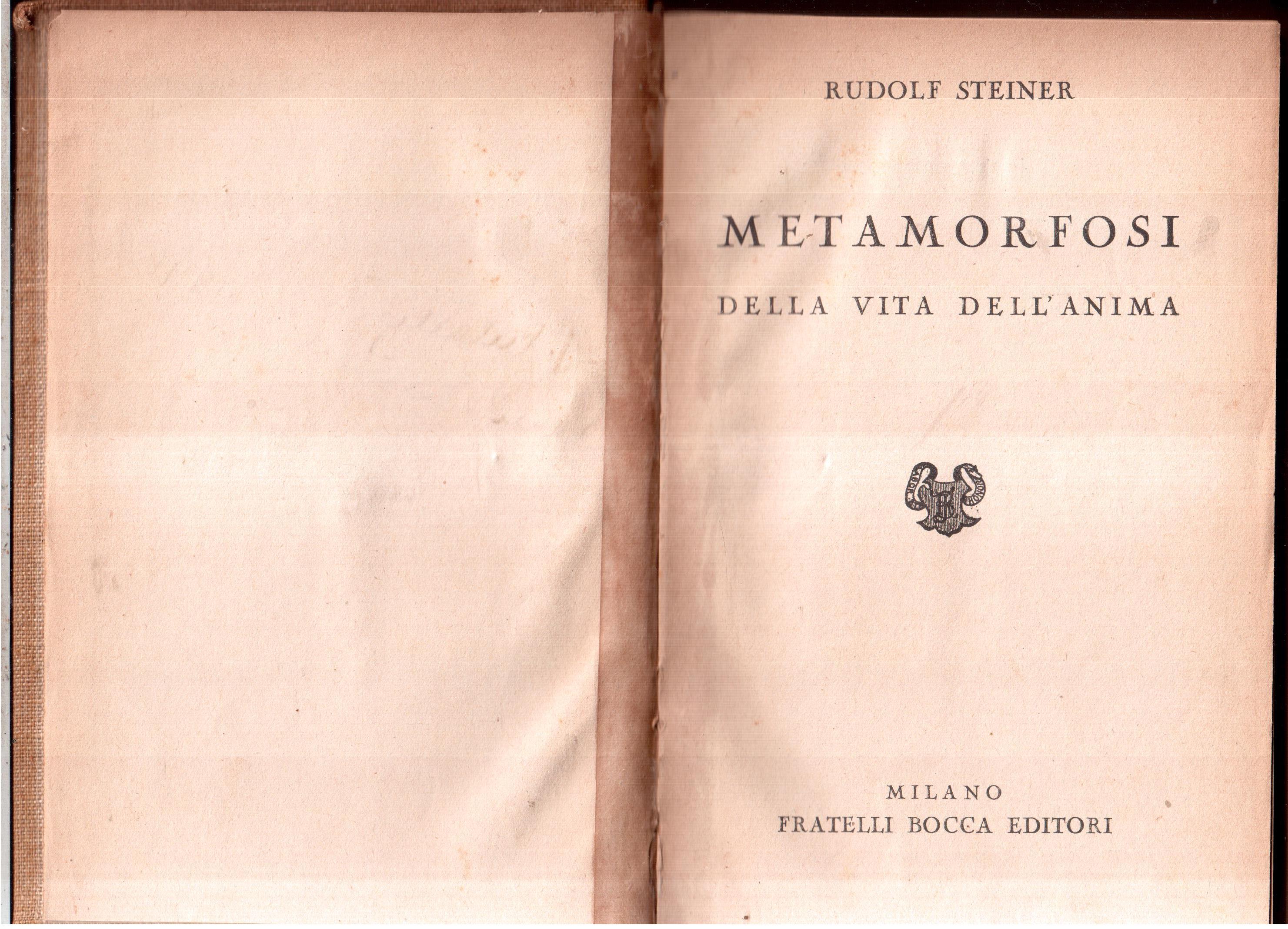 Metamorfosi della vita dell'anima