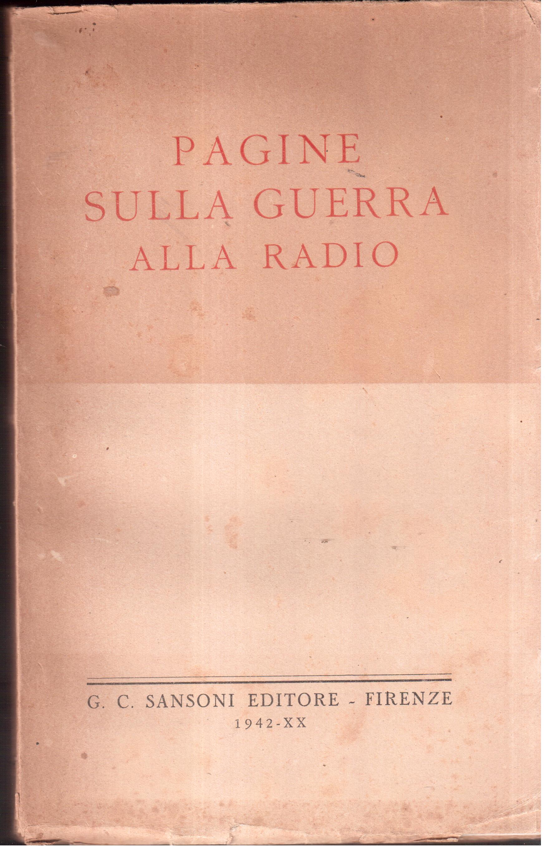 Pagine sulla guerra alla radio