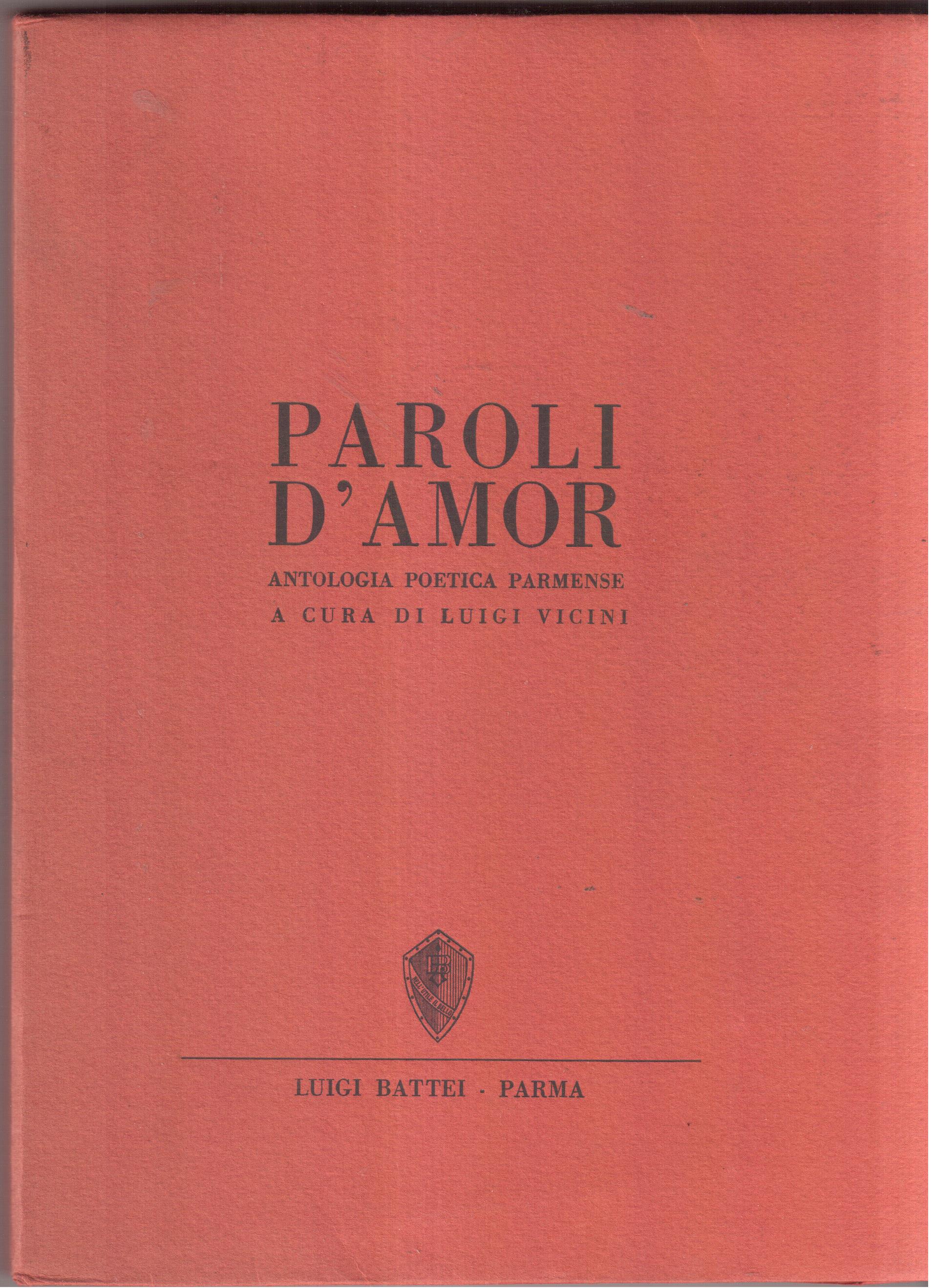 Paroli d'amor- Antologia poetica parmense