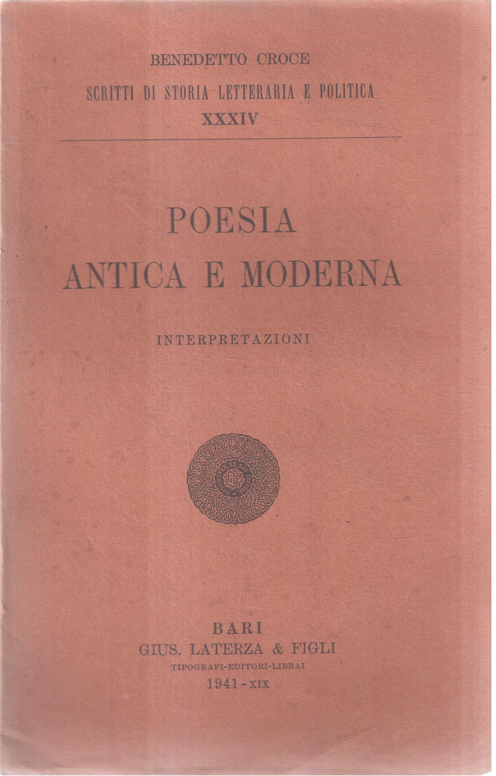 Poesia antica e moderna Interpretazioni